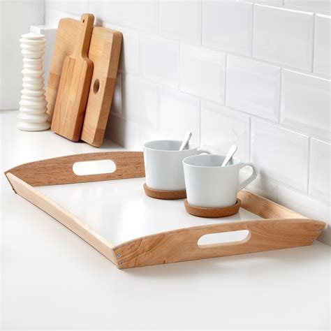 Perfect to use when you need a flat surface. . Ikea tray